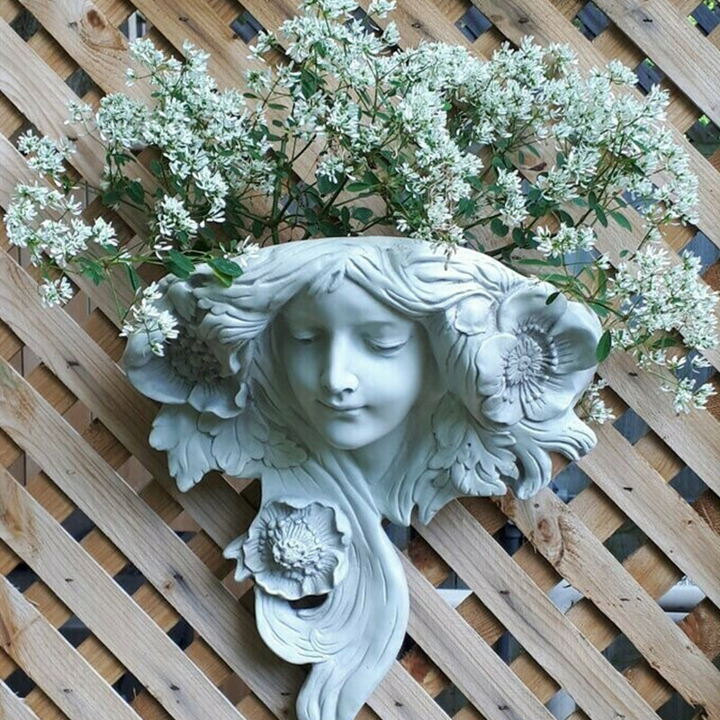 Mystic Maiden Wall Sculptures Planter