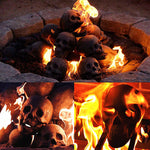 Halloween Ceramic Skeleton Bonfire