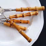 Luxury Bamboo Handle Tableware