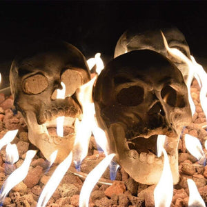 Halloween Ceramic Skeleton Bonfire