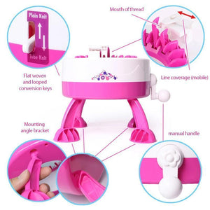 Knitting Machine Diy Manual Toys for Children