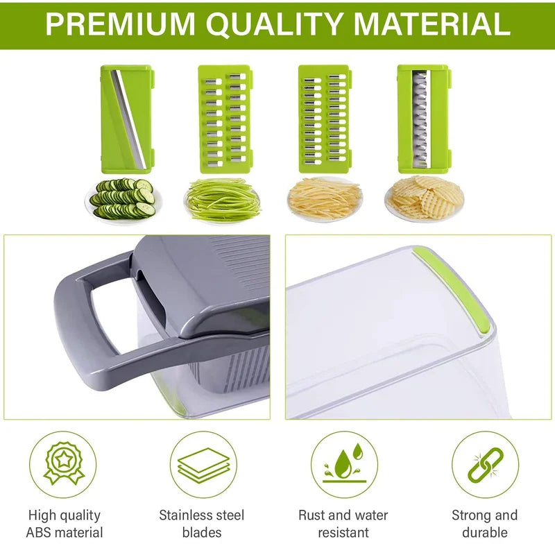 12 In 1 Manual Vegetable Chopper