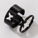 New Fashion Alloy Metal Couples Ring