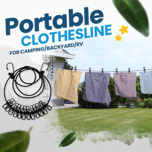 Portable Elastic Travel Clothes Rack