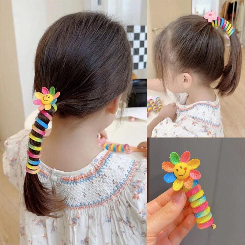 Colorful Telephone Line Hair Bands