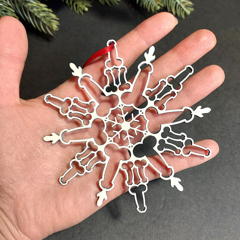 Funny Snowflake Ornament