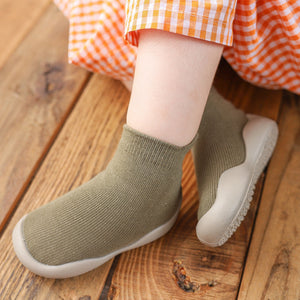 Knitted Embroidered Baby Toddler Shoes