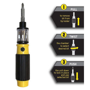 6-in-1 Multifunctional Rotating Screwdriver