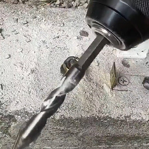 High-strength eccentric twist drill bit