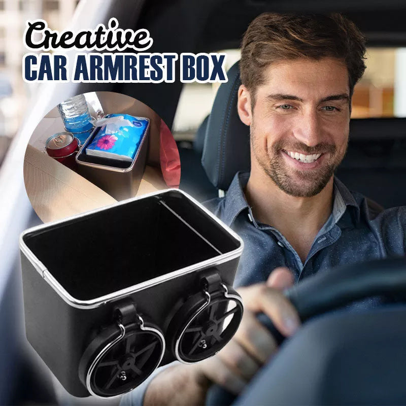 Car Armrest Storage Box