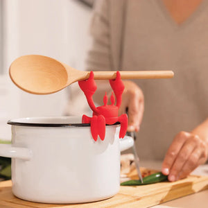 Red the Crab Silicone Utensil Rest