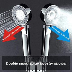 Double Sided High Pressure Shower Head