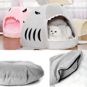 Shark-shaped Pet Bed