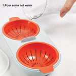 Double Layer Microwave Egg Cooker