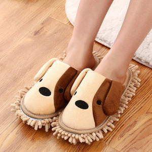 Plushy Feet Microfiber Slipper Mop