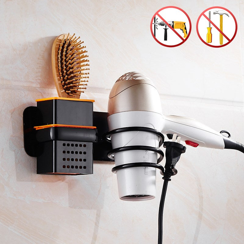 Wall-Mounted Hairdryer Rack