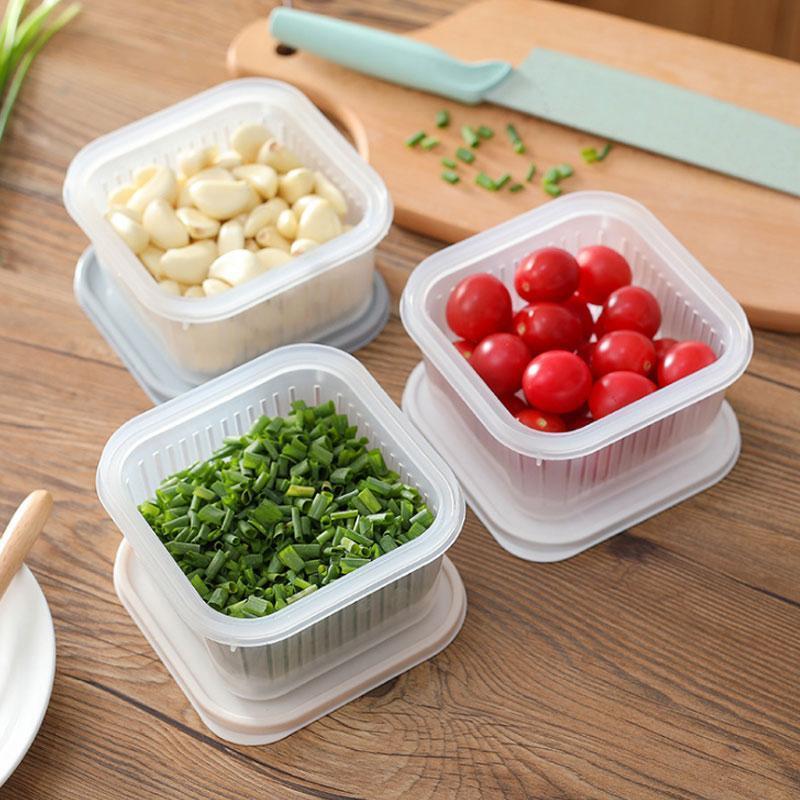 Transparent Double-layer Sealed Storage Box