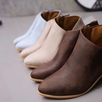 Women Retro High Heel Ankle Boots