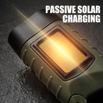 Hand Crank Solar Powered Flashlight