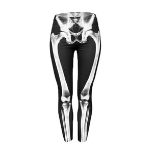 3D Skeleton Leggings for Women