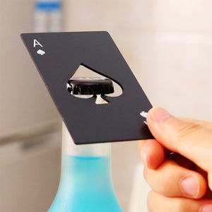 Ace of Spades Bottle Opener