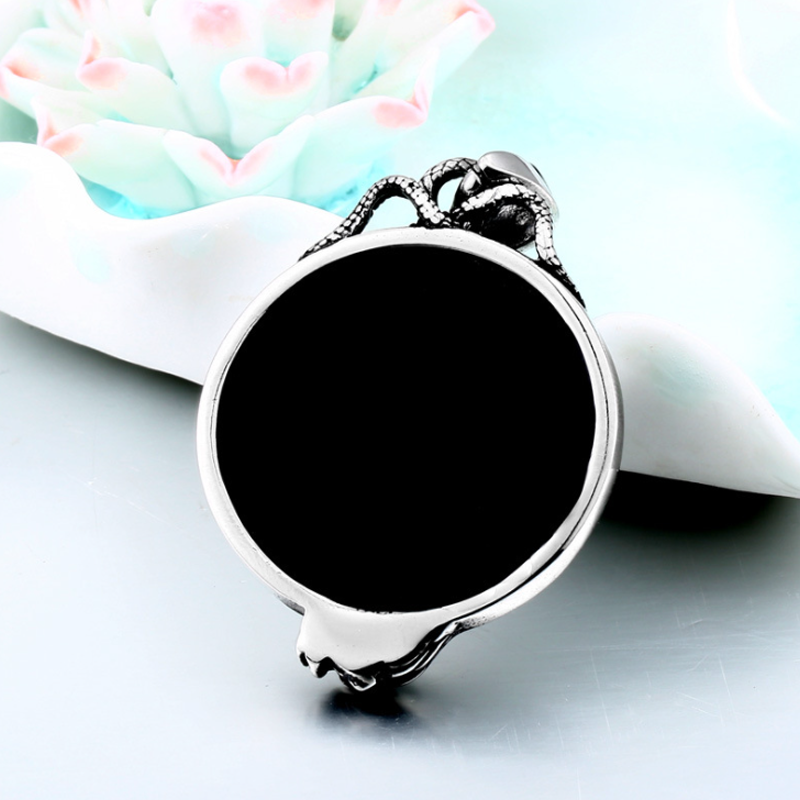 Skeleton Ghost Mirror Goth Punk Dark Style Pendant