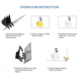 Drawing Projector Copyboard (1 set)