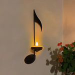 🔥Black Music Note Wall Sconce💡