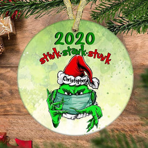 2020 Stink Stank Stunk Christmas Ornament