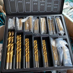 Steel Titanium-plated Twist Drill Bit (99 PCs)