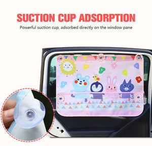 Cartoon car window curtain