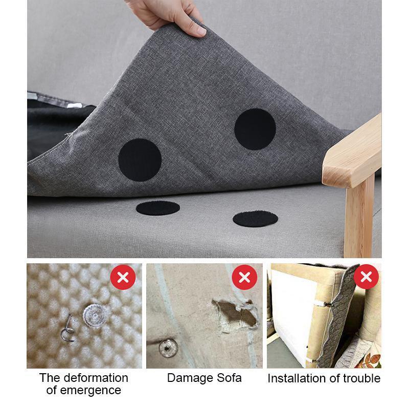 Anti-Skid Pad For Sofa Cushions, 10 PCs in 1 Set