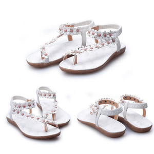 Dainty Floral Sandals for Women