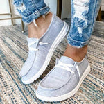 Women's Canvas Lace-Up Sneakers