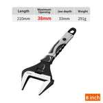 Large opening multifunctional wrench