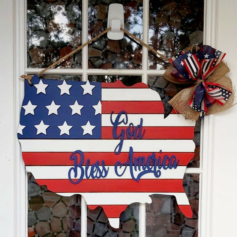 America Flag Decorative Board