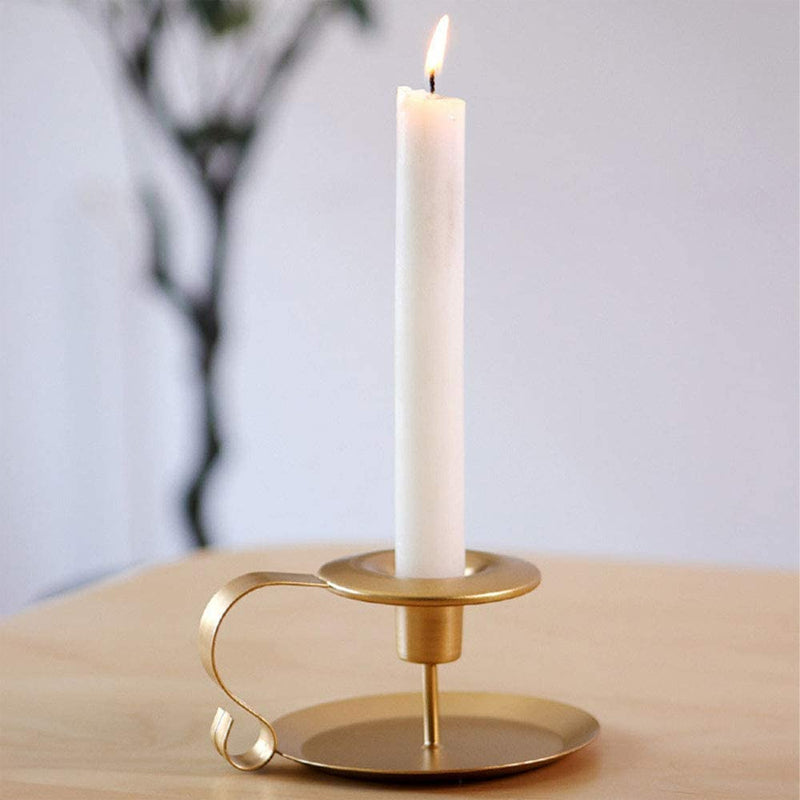 Wrought Iron Taper Candle Holder