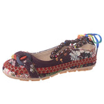 Women's Handmade Beaded Embroidered Shoes