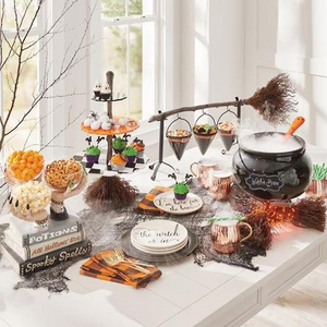 Halloween Broom Table Decoration