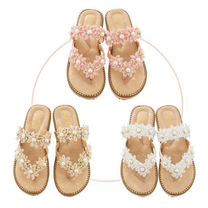 Women's Bohemian Sparkle Bling Flip Flops