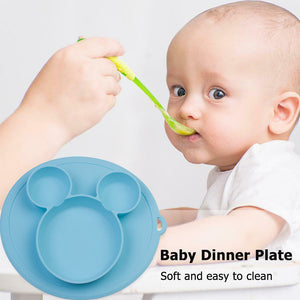 Baby Silicone Plate Kids Bowl