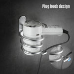 Wall-Mounted Hairdryer Rack