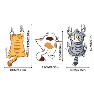 Cute cat cartoon decal car stickers✨