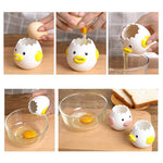 Cartoon Egg Yolk White Separator