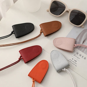 Sling PU Leather Glasses Holder