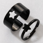 New Fashion Alloy Metal Couples Ring