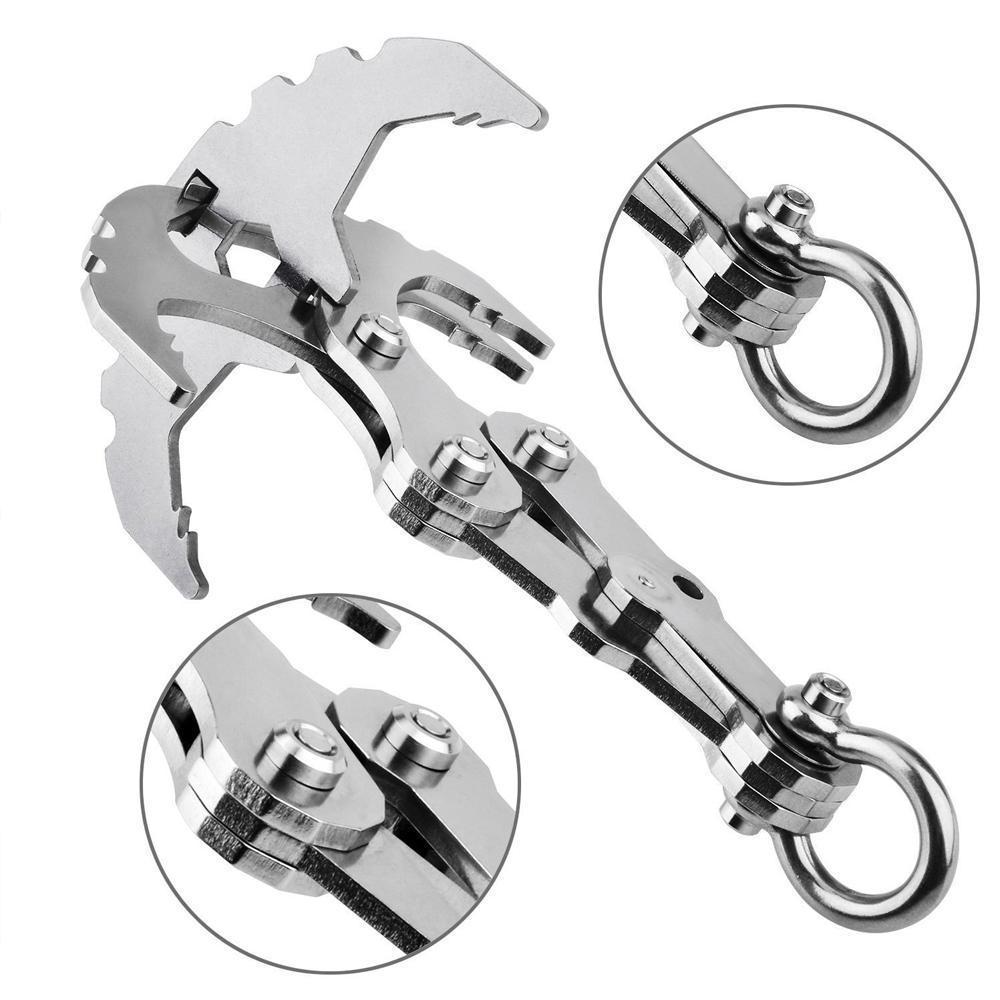 Stainless Steel Survival Folding Grappling Gravity Hook