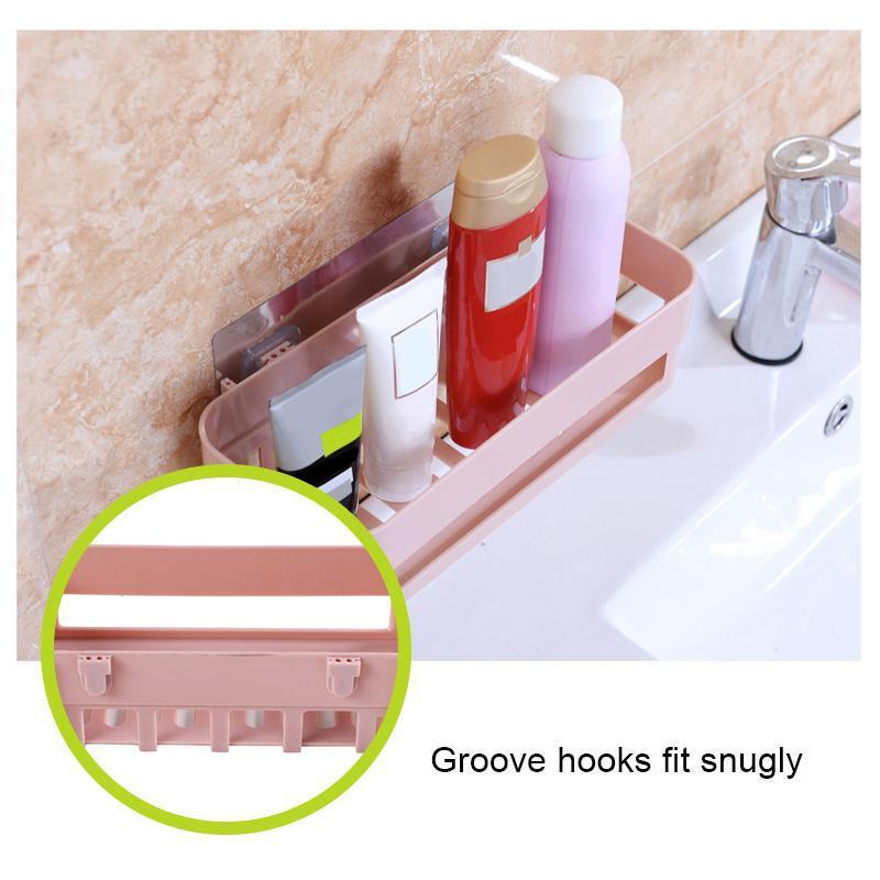 Bathroom drain rack