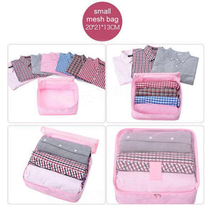 Travel Clothing Storage Bag ( 1 Set, 6 PCs )