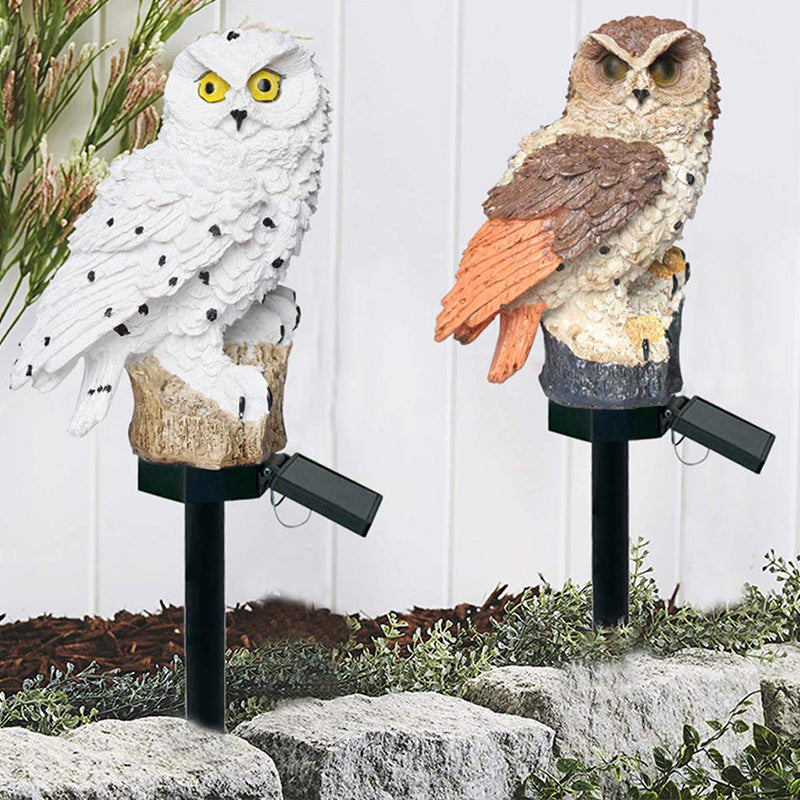 Solar Owl Lamp